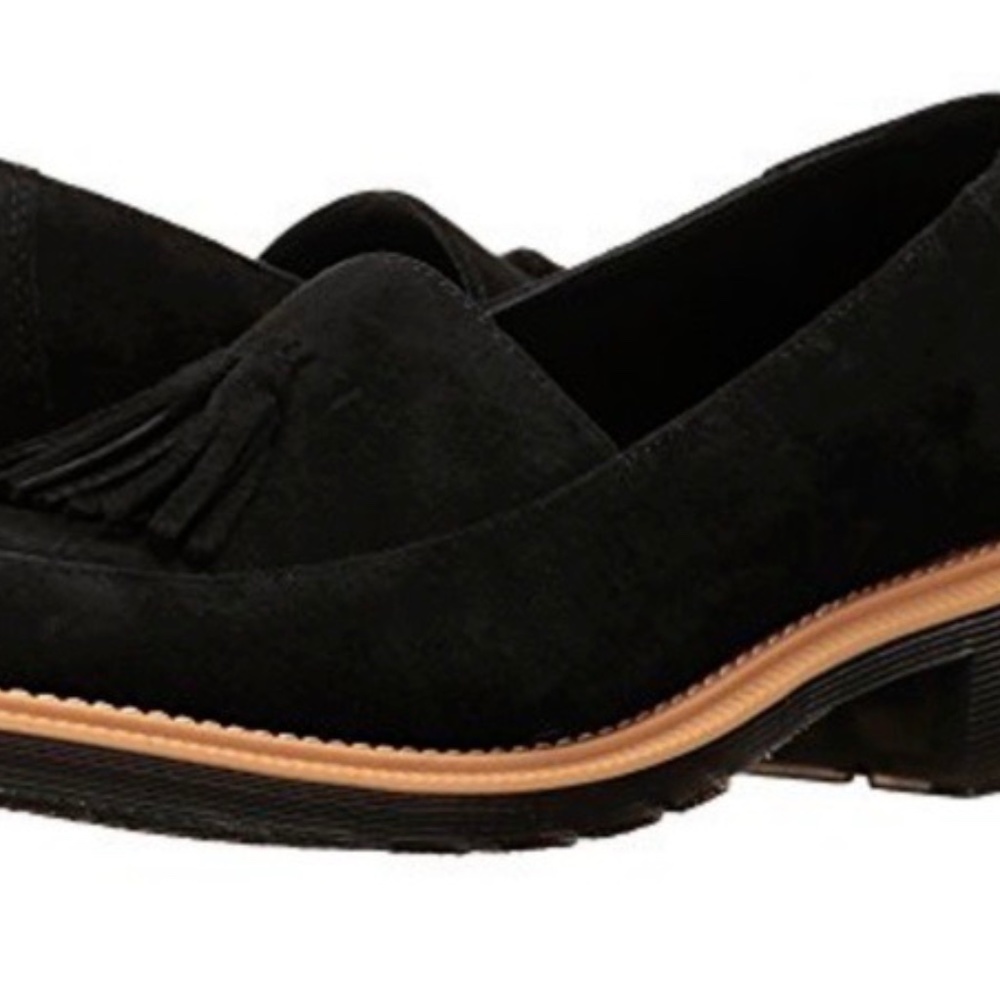Dr. Martens Womens Favilla II Soft Buck Tassel Loafters Sz 5